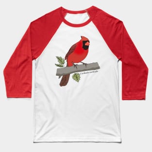 Northern cardinal Baseball T-Shirt